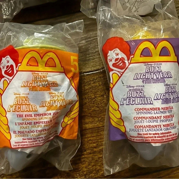 NIP Vintage (Lot of 4) 2001 Buzz Lightyear McDonalds Toys Launch Toys - Picture 2 of 5